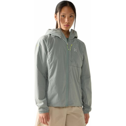 Image de Haglöfs L.I.M Mimic Barrier Hood Veste Femme - dew green 5YF