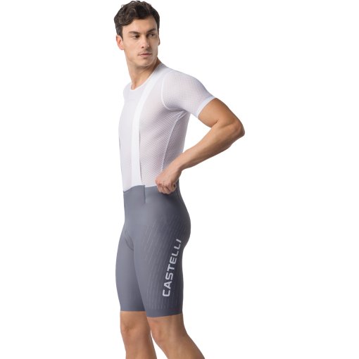 Productfoto van Castelli Free Aero Race S Kit Fietsbroek heren - smoky grey/white 21