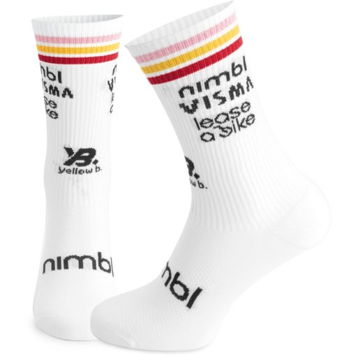 Foto de RAPidGEAR Team Visma | Lease a Bike Giro d&#039;Italia Trilogy Calcetines - white
