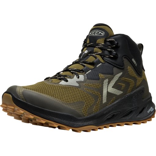 Foto de KEEN Zapatillas Impermeables Senderismo Hombre - Zionic NXT Mid - Dark Olive/Negro