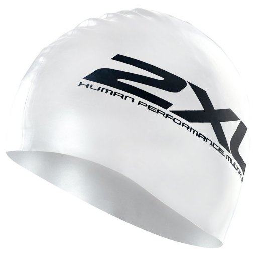 Photo produit de 2XU Bonnet de Bain - Silicone - blanc