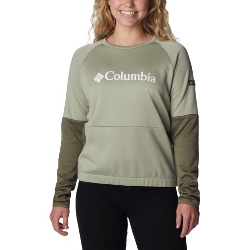 Immagine prodotto da Columbia Golfino in Pile Donna - Windgates Crew - Safari/Stone Green