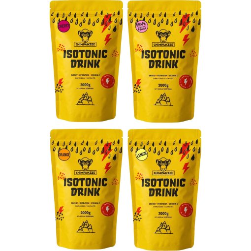 Photo produit de Chimpanzee Isotonic Drink - Poudre pour boissons à base de glucides - 2000g