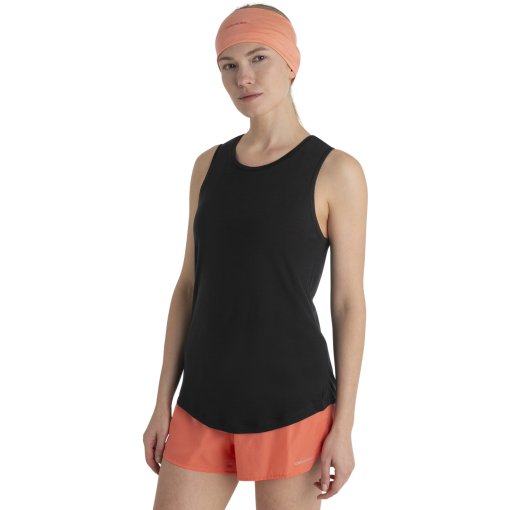 Foto de Icebreaker Merino 125 Cool-Lite™ Sphere III Mujeres tanque - Negro
