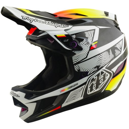 Productfoto van Troy Lee Designs D4 Carbon MIPS Helm - Lined Up Black