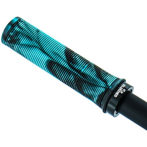 Produktbild von Unleazhed G1 MTB Griffe - Türkis/Schwarz