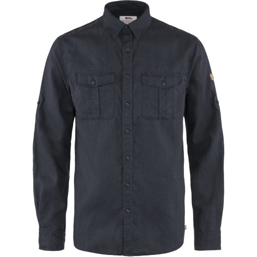 Photo produit de Fjällräven Chemise à Manches Longues Homme - Övik Travel - dark navy