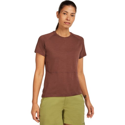 Immagine prodotto da Icebreaker Maglietta Donna - Merino 200 Waffle Elevation - Carob