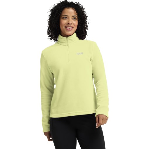 Photo produit de Jack Wolfskin Taunus 100 Half Zip Pullover pour femmes - daisy