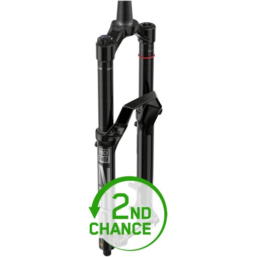 Photo produit de RockShox Fourche Suspendue - ZEB - Ultimate | A3 - 27.5&quot; | 180mm | Offset 44mm | 15x110mm - Gloss Black - sans accessoires - Second Choix