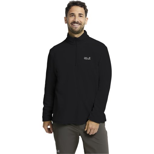 Immagine prodotto da Jack Wolfskin Taunus 100 Half Zip Pullover per uomini - black