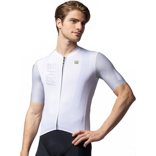 Foto de Alé Maillot de Manga Corta Hombre - PR-E Follow Me - blanco