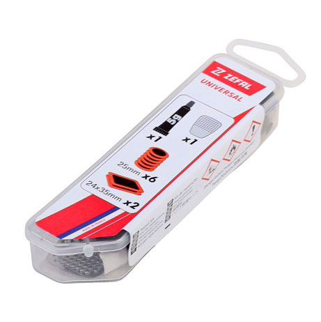 Kit De Rechange Pour Pompe à Vélo Zéfal - 3 Pièces : Capuchon, Caoutchouc, Insert - Compatible Pompe à Cadre Réversible