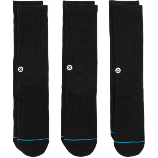 Foto de Stance Calcetines Unisex - Pack de 3 - Icon Crew - negro