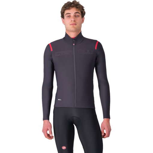 Foto de Castelli Maillot de Manga Larga Hombre - Tutto Nano RoS - dark grey/red 030