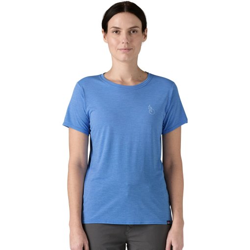 Foto de Patagonia Camiseta Mujer - Cap Cool Daily Graphic - Waters - Swelldrifter: Abundant Blue X-Dye