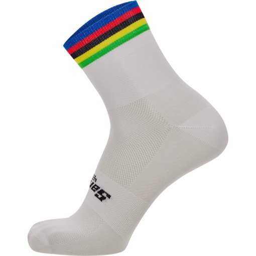 Immagine prodotto da Santini UCI Calzettoni da Ciclismo - Official World Champion RE652HPWC - bianco BI