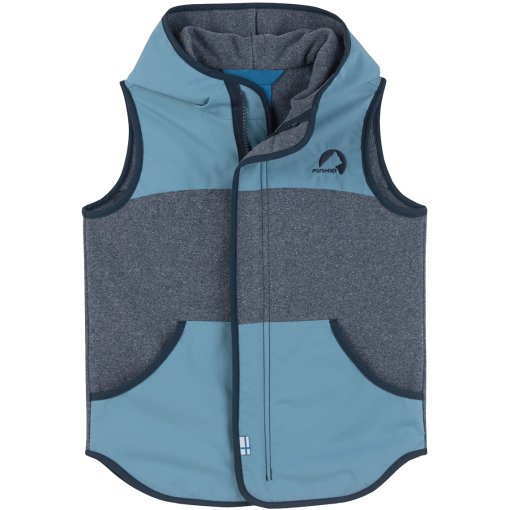 Foto de Finkid Chaleco Interior Desmontable - Chaleco Polar Niño - ONNI KNIT - navy