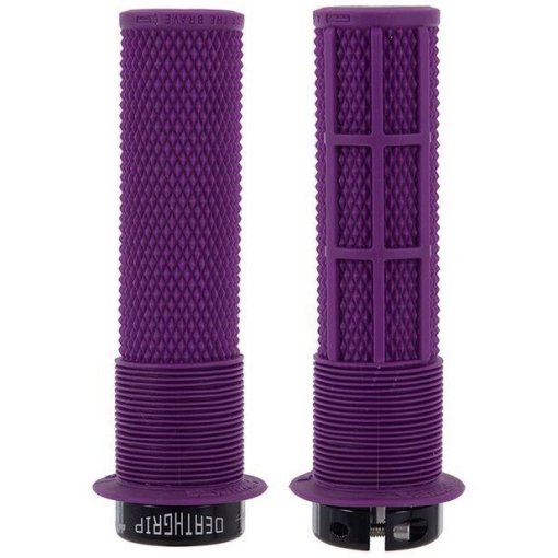 Foto de DMR Brendog Deathgrip Puños de bicicleta - Gruesas - Suaves - púrpura
