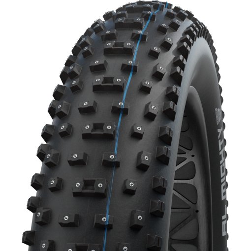 Immagine prodotto da Schwalbe Al Mighty Pneumatico Pieghevole - Evolution | Addix Speedgrip | Super Ground | 328 Spikes | TLEasy - E-25 - 26x4.80&quot; | Black
