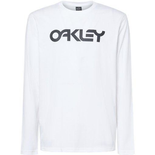 Photo produit de Oakley T-Shirt Manches Longues Homme - Mark II 2.0 - Blanc/Noir