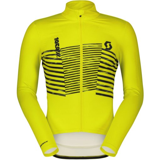 Foto de SCOTT Maillot de Manga Larga Hombre - RC Team Warm Graphics Maillot de Manga Larga - sulphur yellow