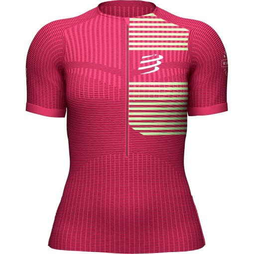 Photo produit de Compressport T-Shirt Manches Courtes Femme - Tri Postural - jazzy/paradise green