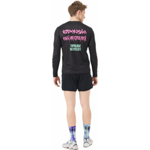 Café du Cycliste x Topologie Ambre Longsleeve Shirt Men - black