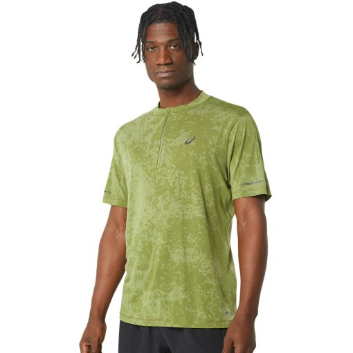 Foto de asics Camiseta Hombre - Metarun Pattern 1/2 Zip - cactus