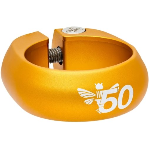 Productfoto van Chris King Zadelpenklem - matte gold 50th