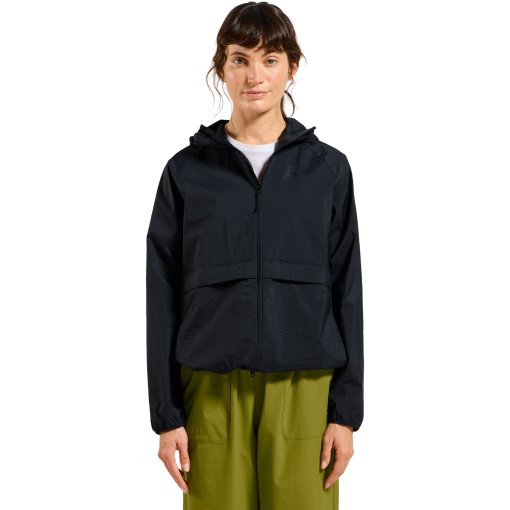 Picture of Odlo Essentials Windbreaker Hooded Jacket Women - black
