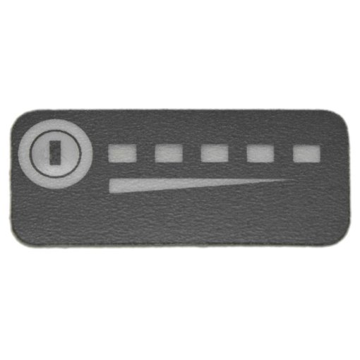 Photo produit de Bosch Lot d&#039;autocollant on/off de Rechange pour Batterie pour Porte-bagages (Classic+), 10x