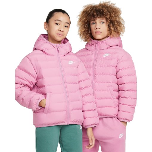 Produktbild von Nike Sportswear Lightweight Synthetic Fill Jacke mit Kapuze für ältere Kinder - magic flamingo/magic flamingo/ FD2845-646