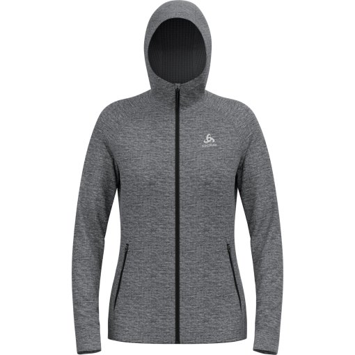 Photo produit de Odlo Veste à Capuche Mid Layer Femme - Tencia - dark grey melange
