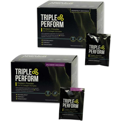 Immagine prodotto da Sanct Bernhard Sport Integratore Alimentare - Triple Perform Protein Powder - 30x26g