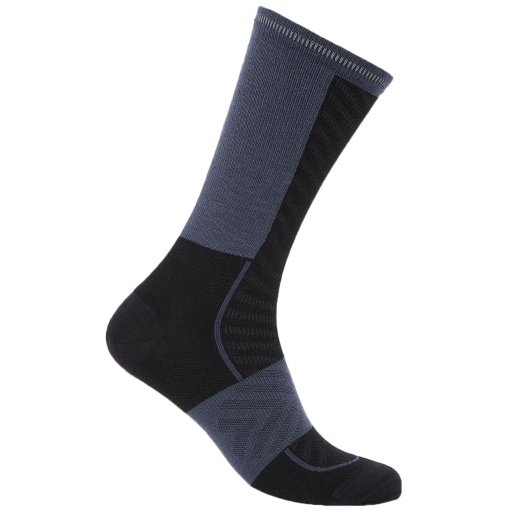 Immagine prodotto da Icebreaker Calzettoni Uomo - Merino Run+ Ultralight Crew - Nero/Graphite