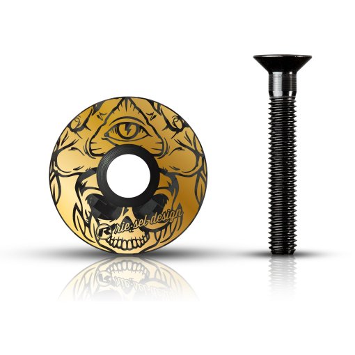 Foto de rie:sel design Tapa Dirección - stem:cap Carbon - illuminati