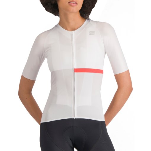 Foto de Sportful Maillot Mujer - Bomber - 101 White Pompelmo
