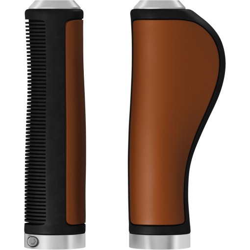 Brooks Ergonomic Leather Grip - 130/130 mm - honey | BIKE24