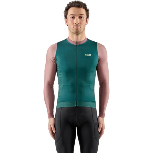 Immagine prodotto da PEdALED Maglia a Maniche Lunghe Uomo - E. Training - Teal
