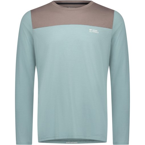 Foto de Mons Royale Maillot Ciclismo de Manga Larga Hombre - Diversion Merino - desert sage / iron