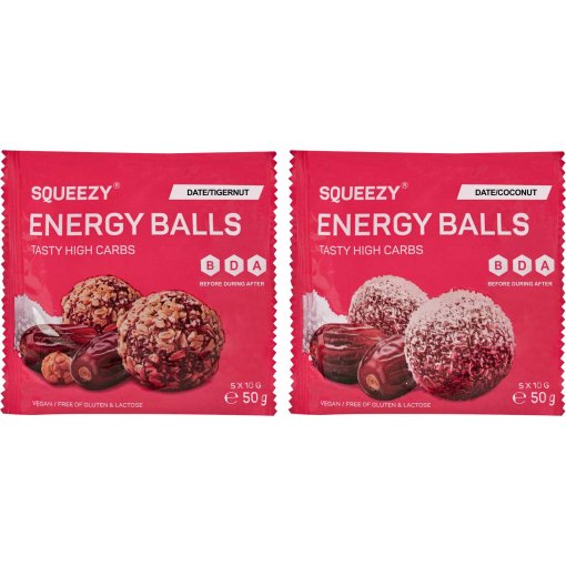 Immagine prodotto da Squeezy Merenda con Carboidrati - Energy Balls - 50g