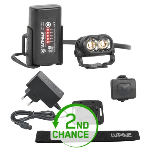 Productfoto van Lupine Piko R 4 SmartCore-helmlicht - 2100 lm - zwart - B-Keus