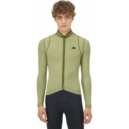 Foto de Café du Cycliste Maillot de Manga Larga Hombre - Emilie - hay green