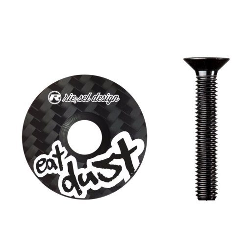 Foto de rie:sel design Tapa Dirección - stem:cap Carbon - eat dust