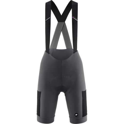 Productfoto van Assos TACTICA KIESKÄFER T5 Gravel Fietsshort met Bretels Dames - robust grey