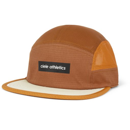 Foto de Ciele Athletics GoCap Field Iconic Bar Gorro de correr - ginger bread/sunset