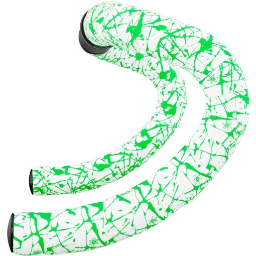 Produktbild von Supacaz Super Sticky Kush Splat Limited Lenkerband - White / Neon Green