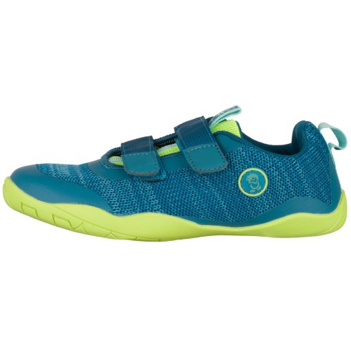 Photo produit de Trollkids Chaussures pour Pieds Nus Enfant - Eikefjord Hiker - Petrol/Dolphin Blue/Lime