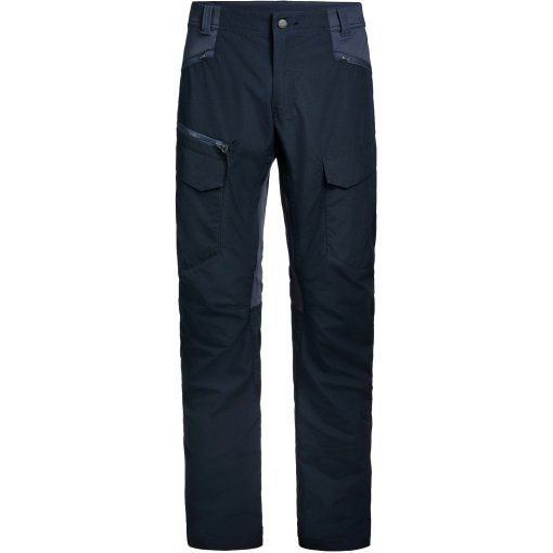 Foto de Lundhags Fulu Cargo Stretch Hybrid Pantalones para hombres - Deep Blue 75350